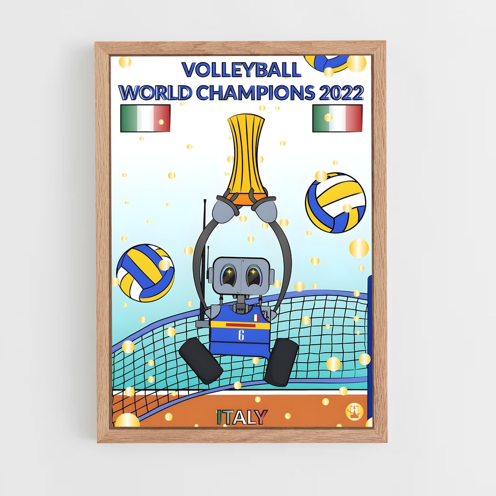 Poster Championnat de Volleyball (vue 4)
